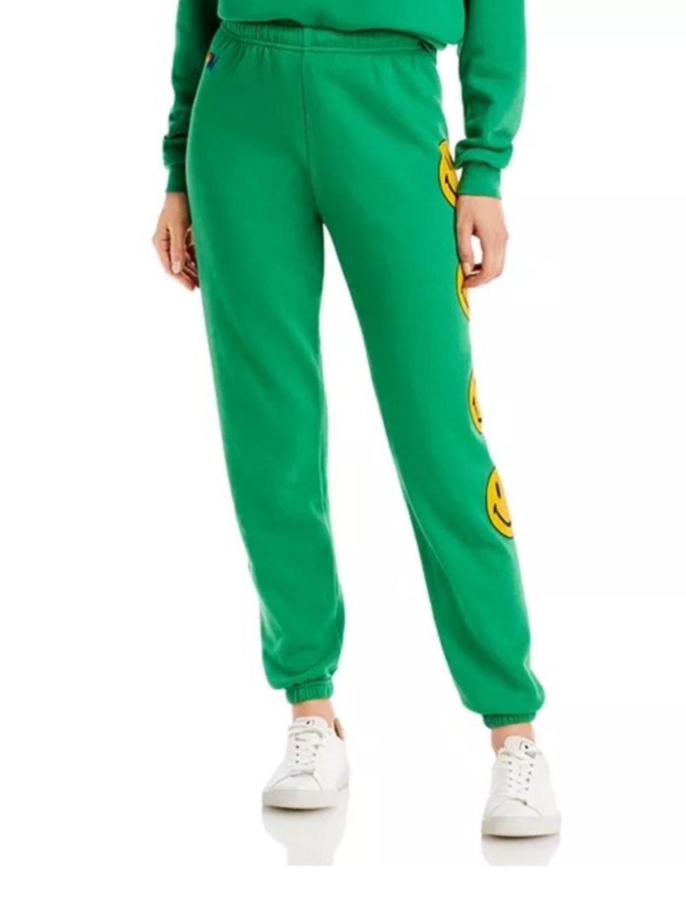 Aviator Nation Women’s Smiley 2 Sweatpants Joggers in Kelly Green size small - Picture 11 of 16